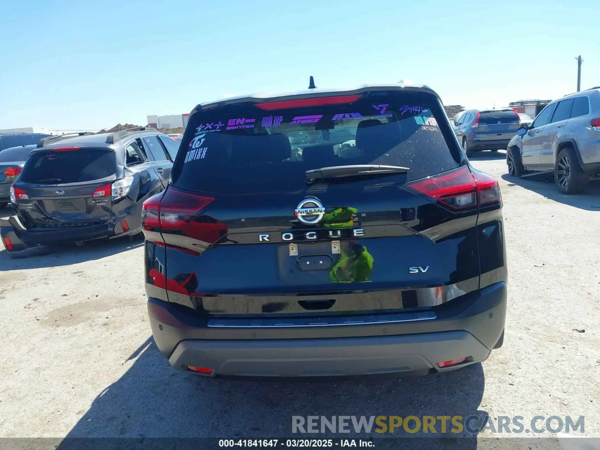 16 Photograph of a damaged car 5N1AT3BA9MC735403 NISSAN ROGUE 2021