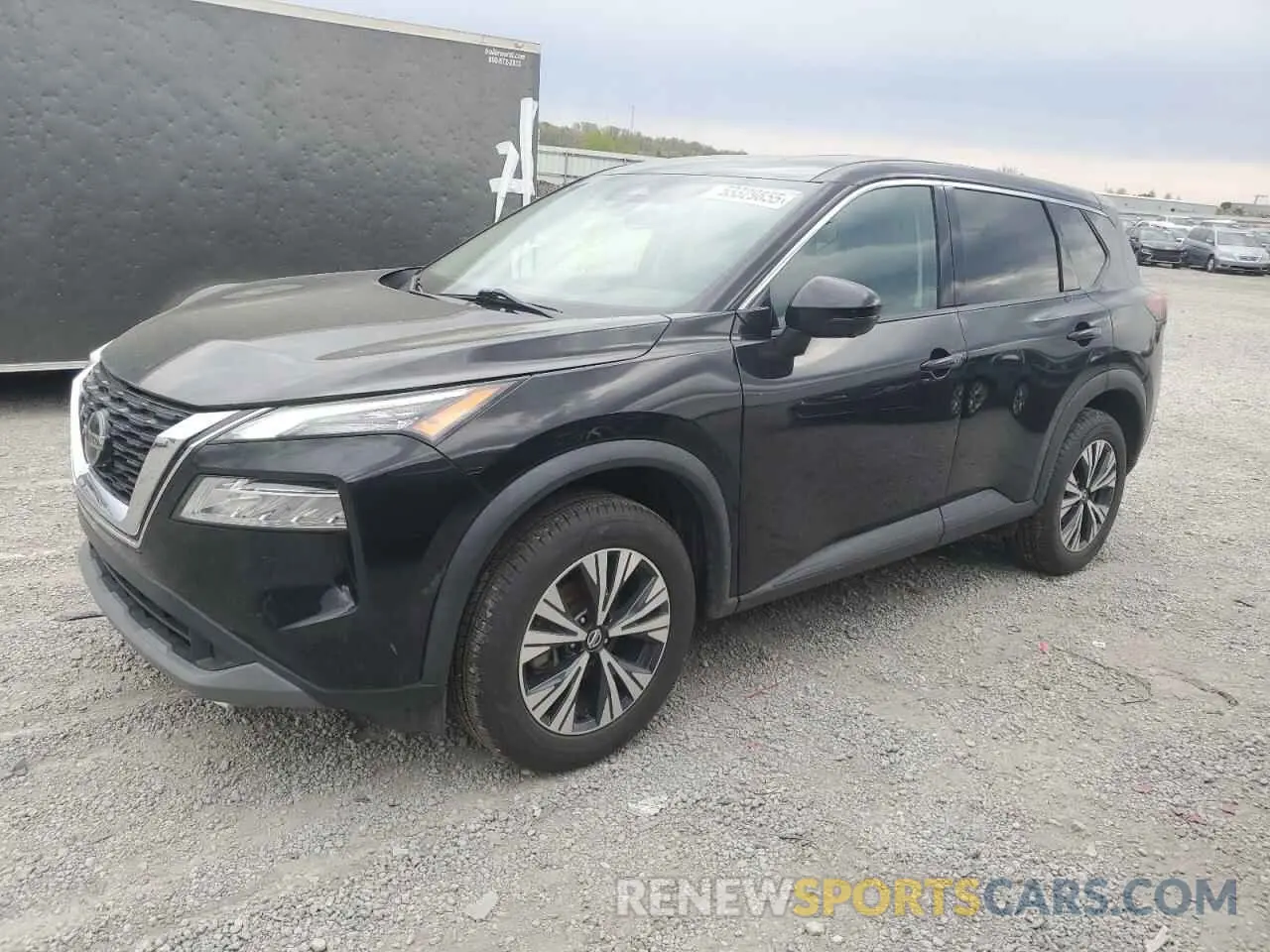 1 Photograph of a damaged car 5N1AT3BA9MC789672 NISSAN ROGUE 2021