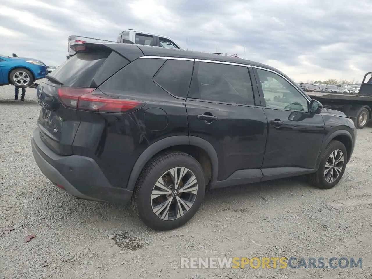 3 Photograph of a damaged car 5N1AT3BA9MC789672 NISSAN ROGUE 2021