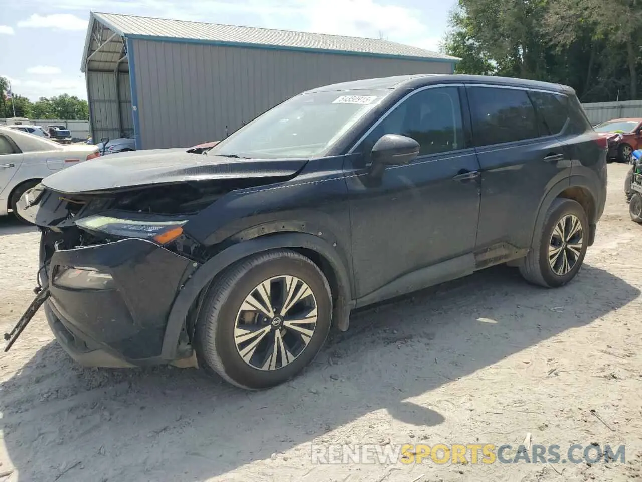 1 Photograph of a damaged car 5N1AT3BA9MC812187 NISSAN ROGUE 2021