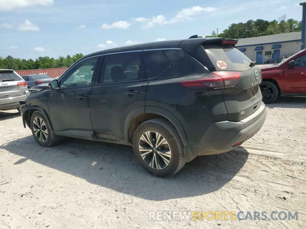 2 Photograph of a damaged car 5N1AT3BA9MC812187 NISSAN ROGUE 2021