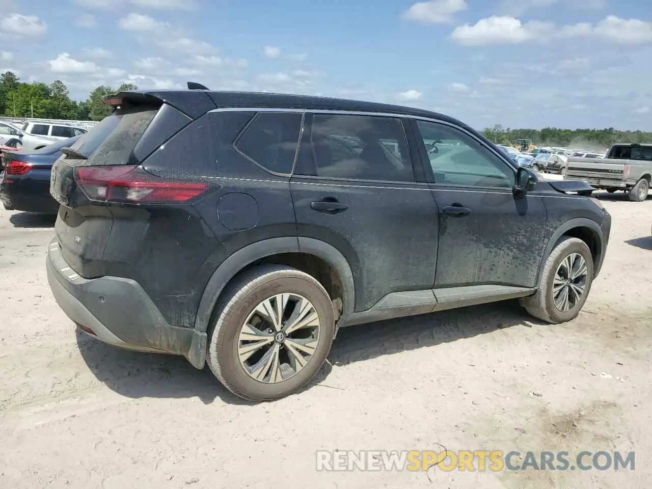 3 Photograph of a damaged car 5N1AT3BA9MC812187 NISSAN ROGUE 2021