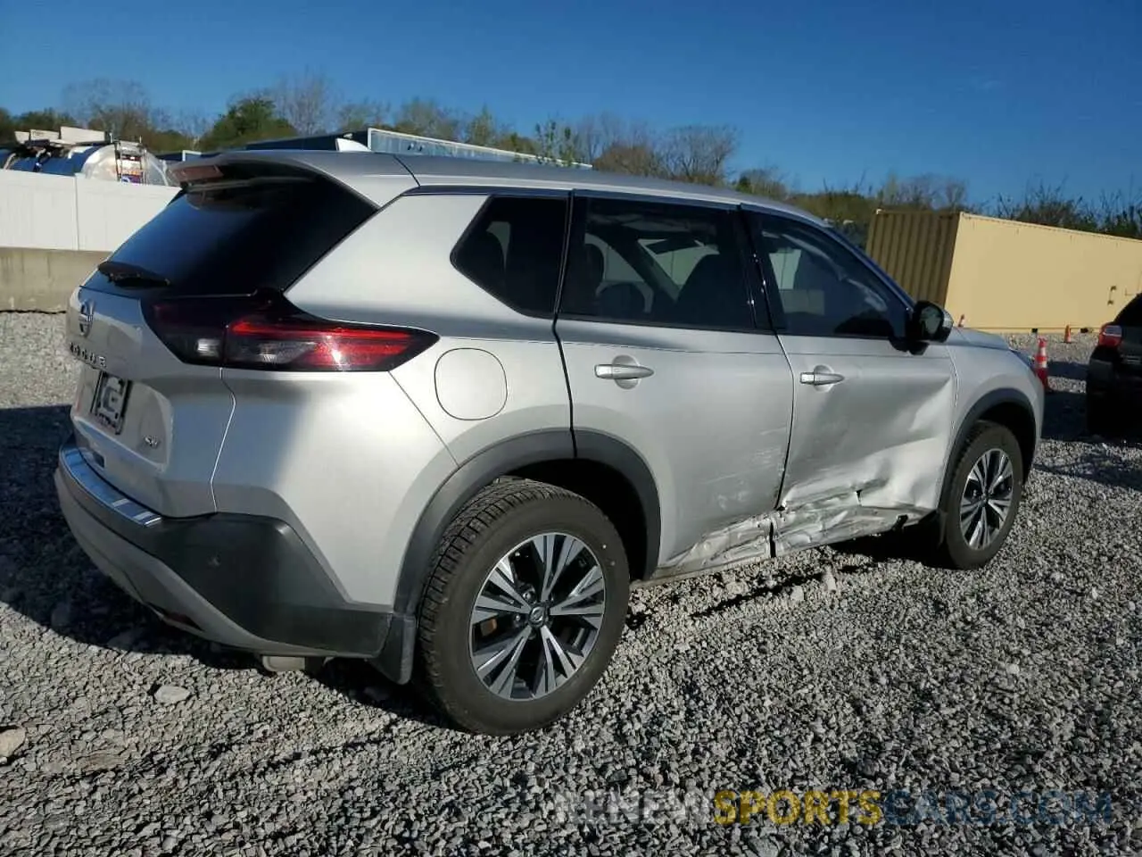 3 Photograph of a damaged car 5N1AT3BA9MC820077 NISSAN ROGUE 2021
