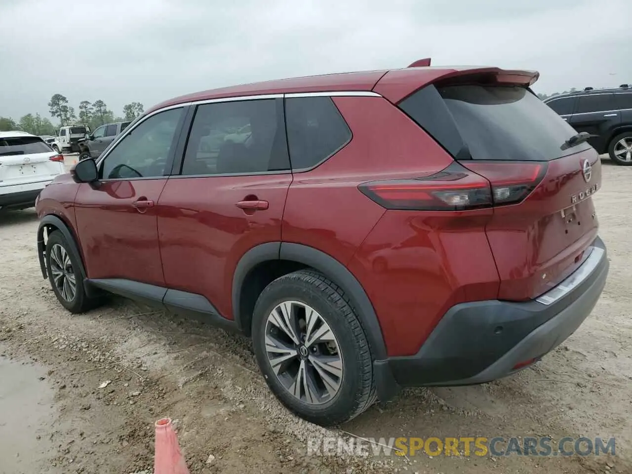 2 Photograph of a damaged car 5N1AT3BA9MC833721 NISSAN ROGUE 2021