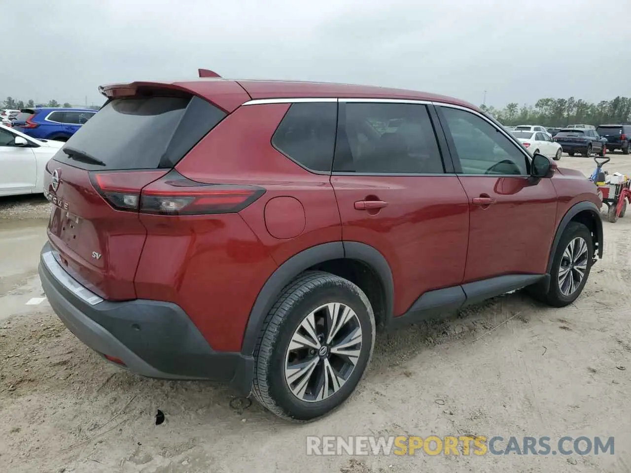 3 Photograph of a damaged car 5N1AT3BA9MC833721 NISSAN ROGUE 2021
