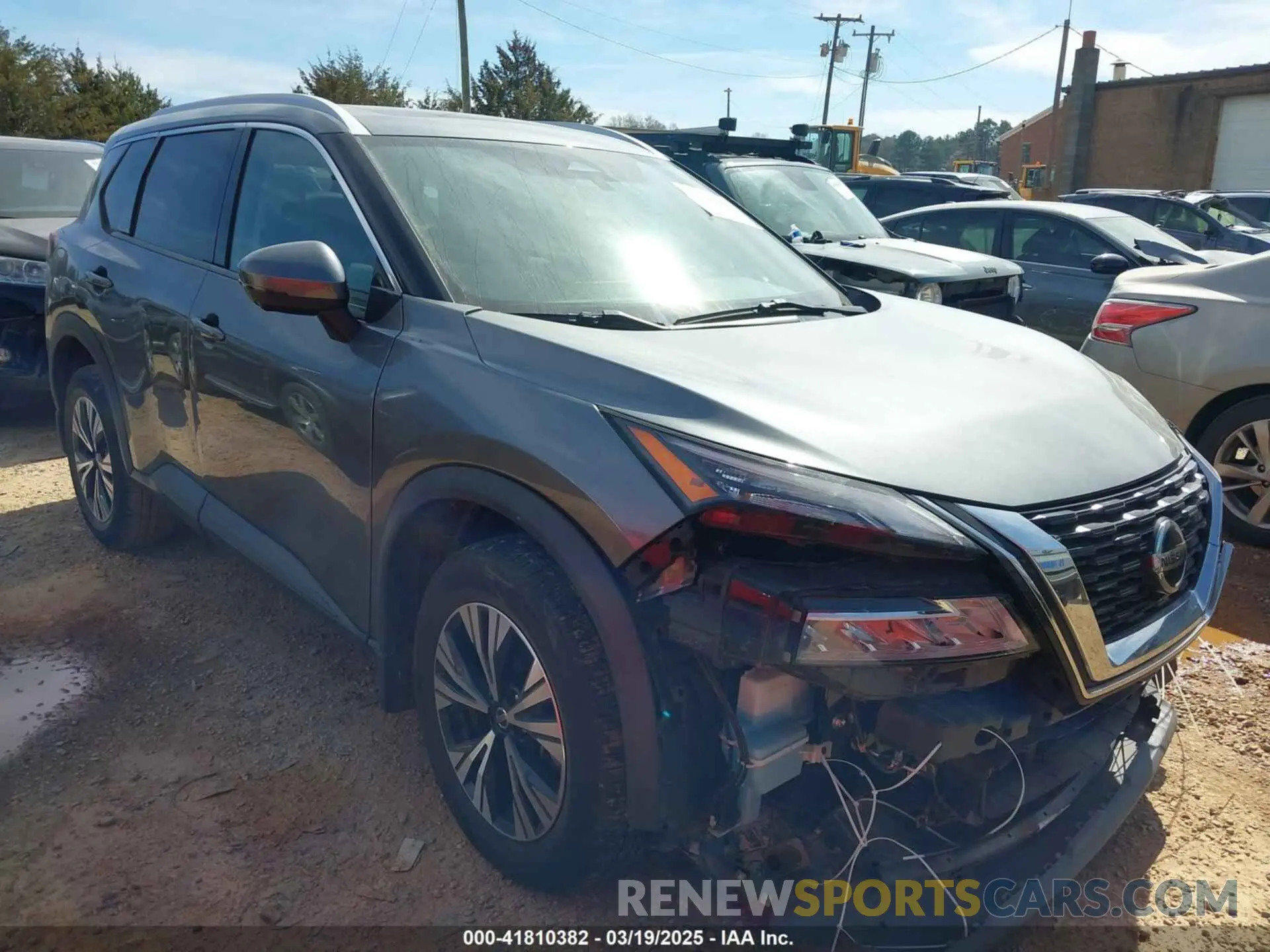 1 Photograph of a damaged car 5N1AT3BAXMC672585 NISSAN ROGUE 2021