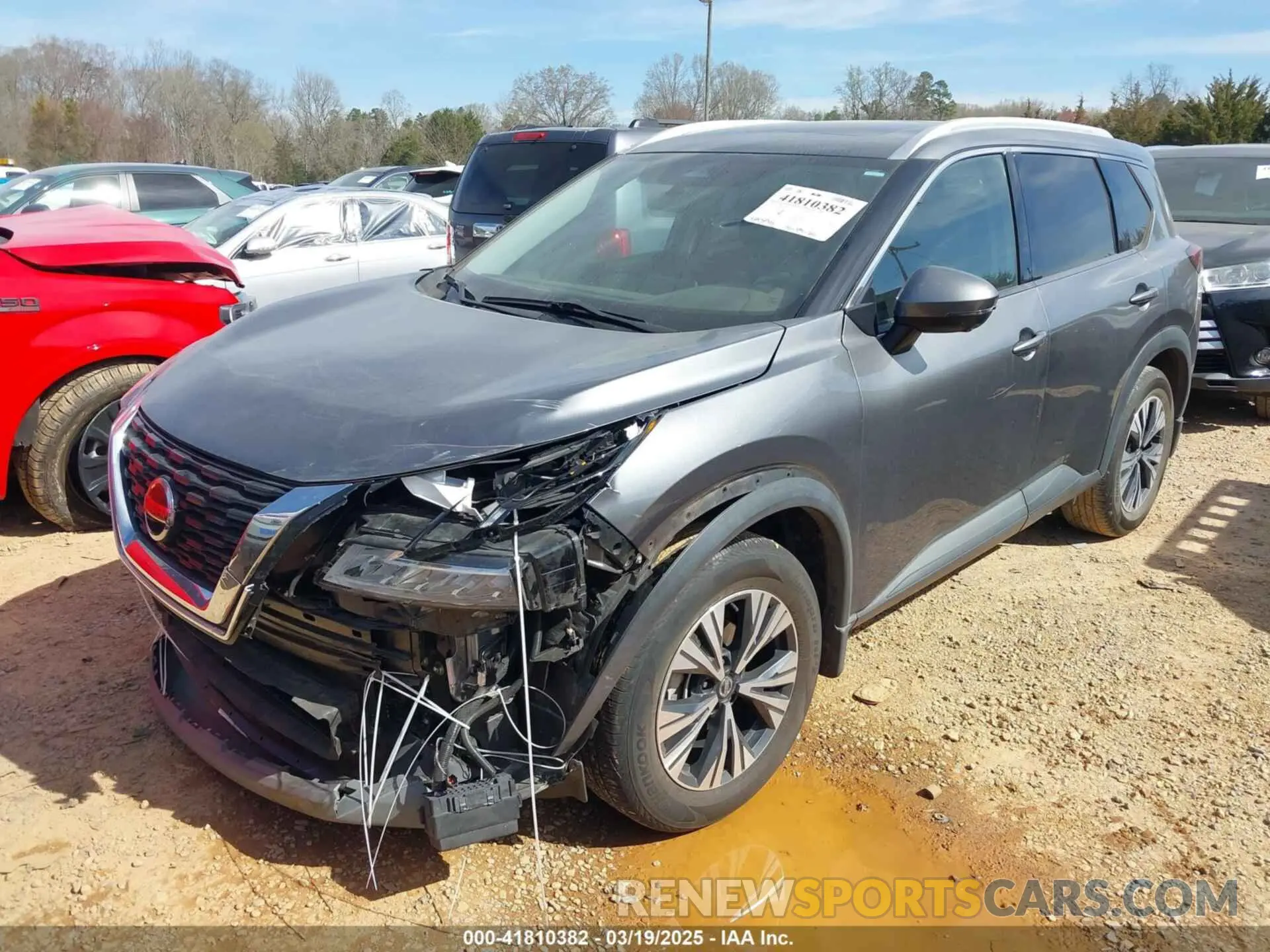 2 Photograph of a damaged car 5N1AT3BAXMC672585 NISSAN ROGUE 2021