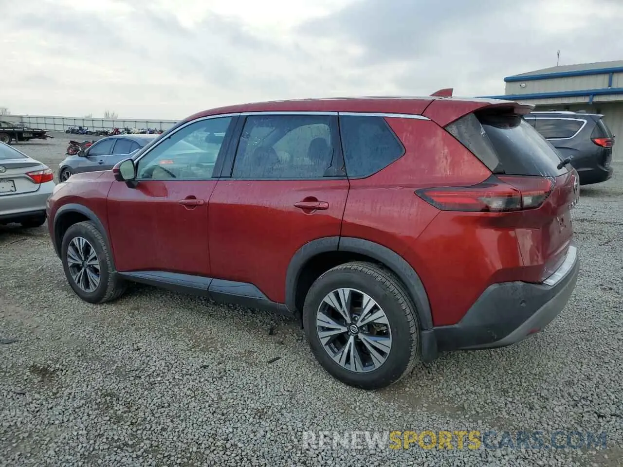 2 Photograph of a damaged car 5N1AT3BAXMC713376 NISSAN ROGUE 2021