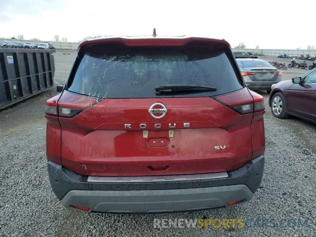 6 Photograph of a damaged car 5N1AT3BAXMC713376 NISSAN ROGUE 2021