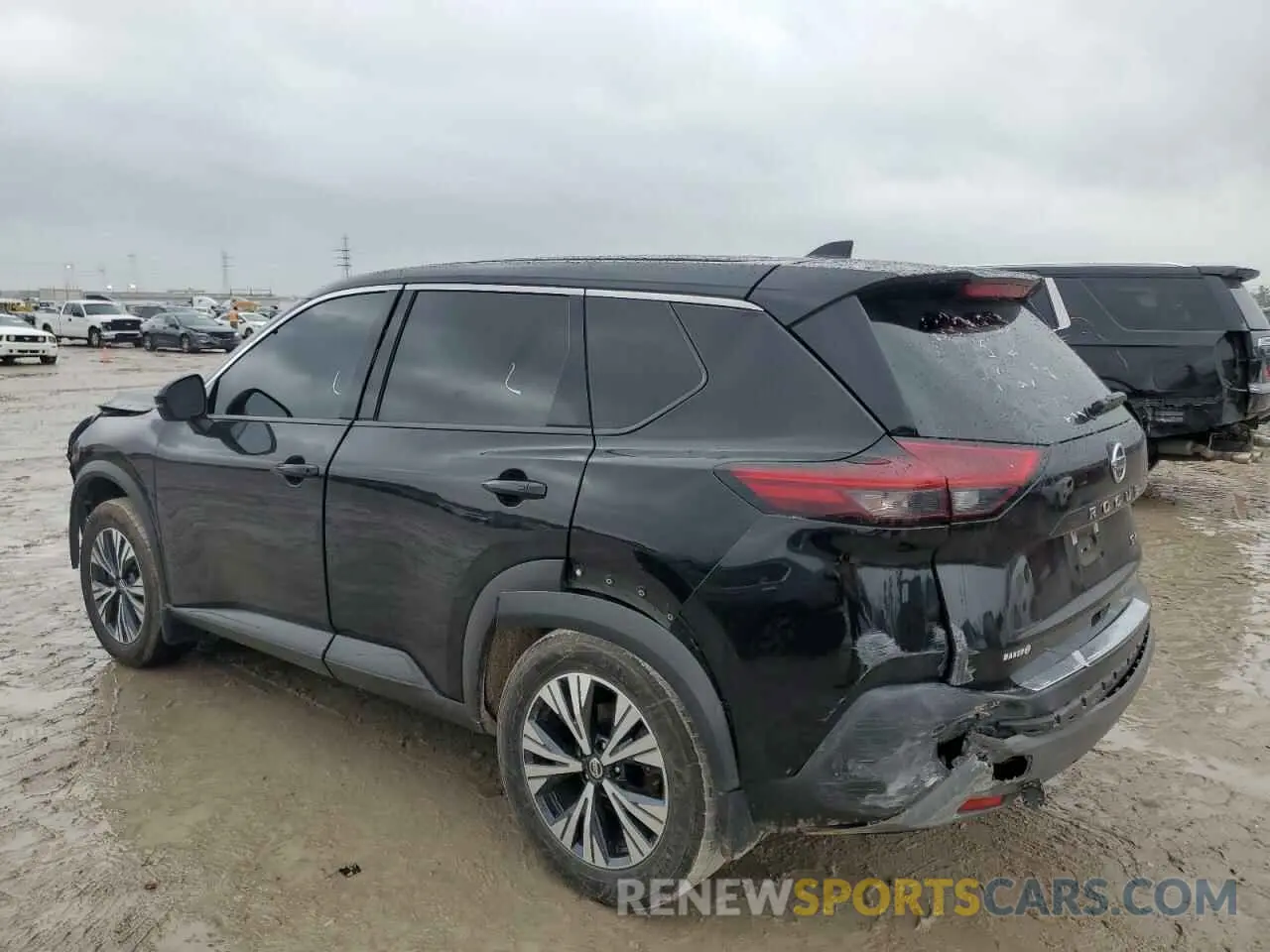 2 Photograph of a damaged car 5N1AT3BAXMC758849 NISSAN ROGUE 2021