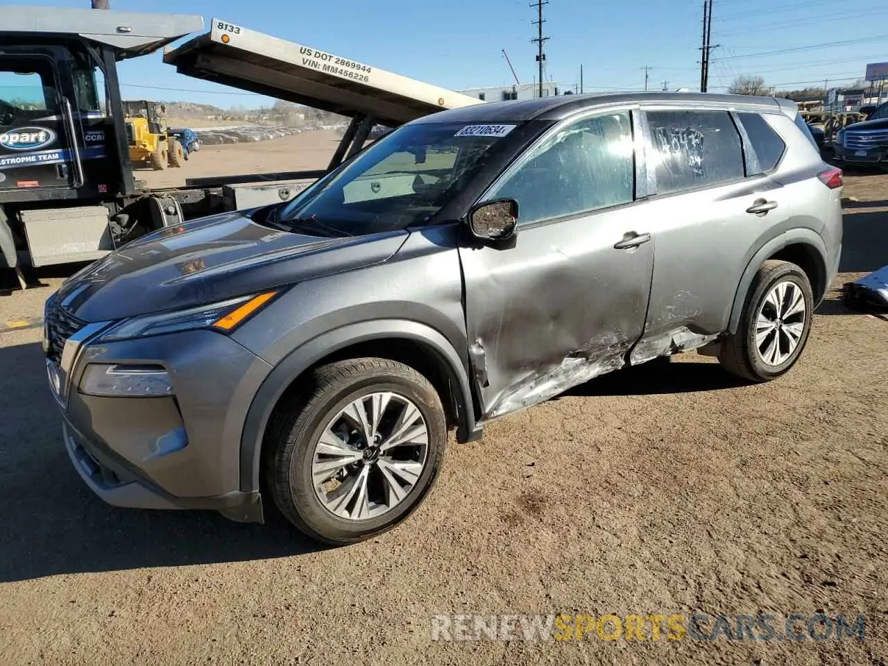 1 Photograph of a damaged car 5N1AT3BAXMC792841 NISSAN ROGUE 2021