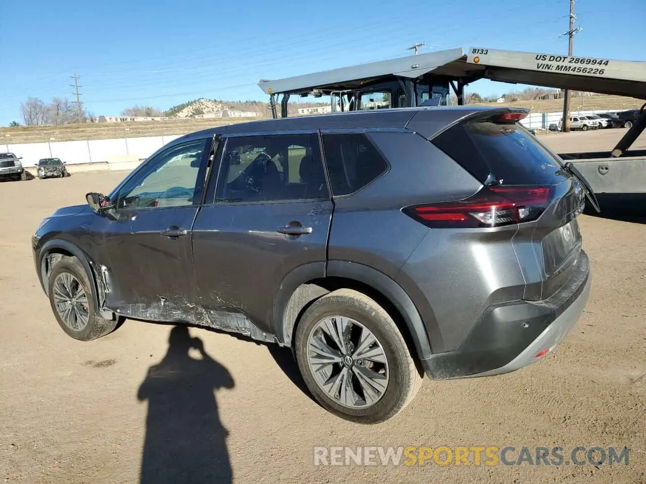 2 Photograph of a damaged car 5N1AT3BAXMC792841 NISSAN ROGUE 2021