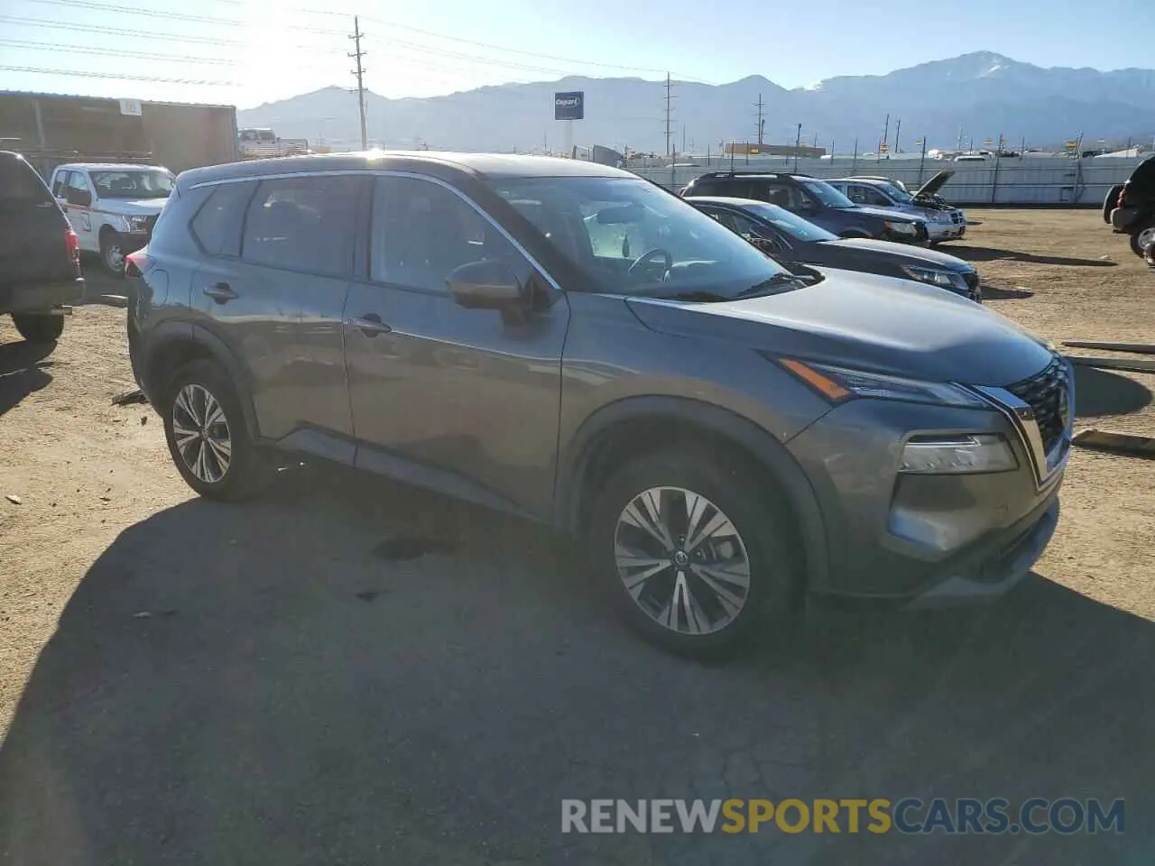 4 Photograph of a damaged car 5N1AT3BAXMC792841 NISSAN ROGUE 2021