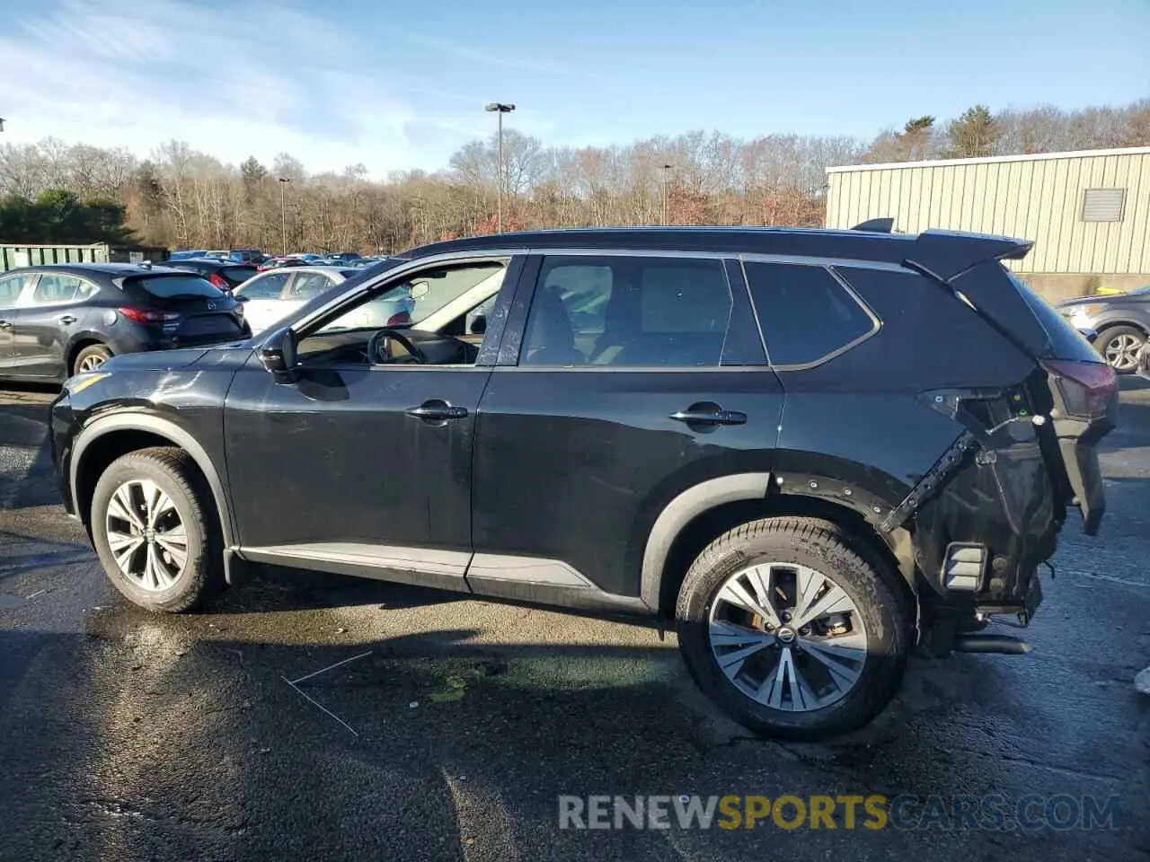 2 Photograph of a damaged car 5N1AT3BB0MC672037 NISSAN ROGUE 2021