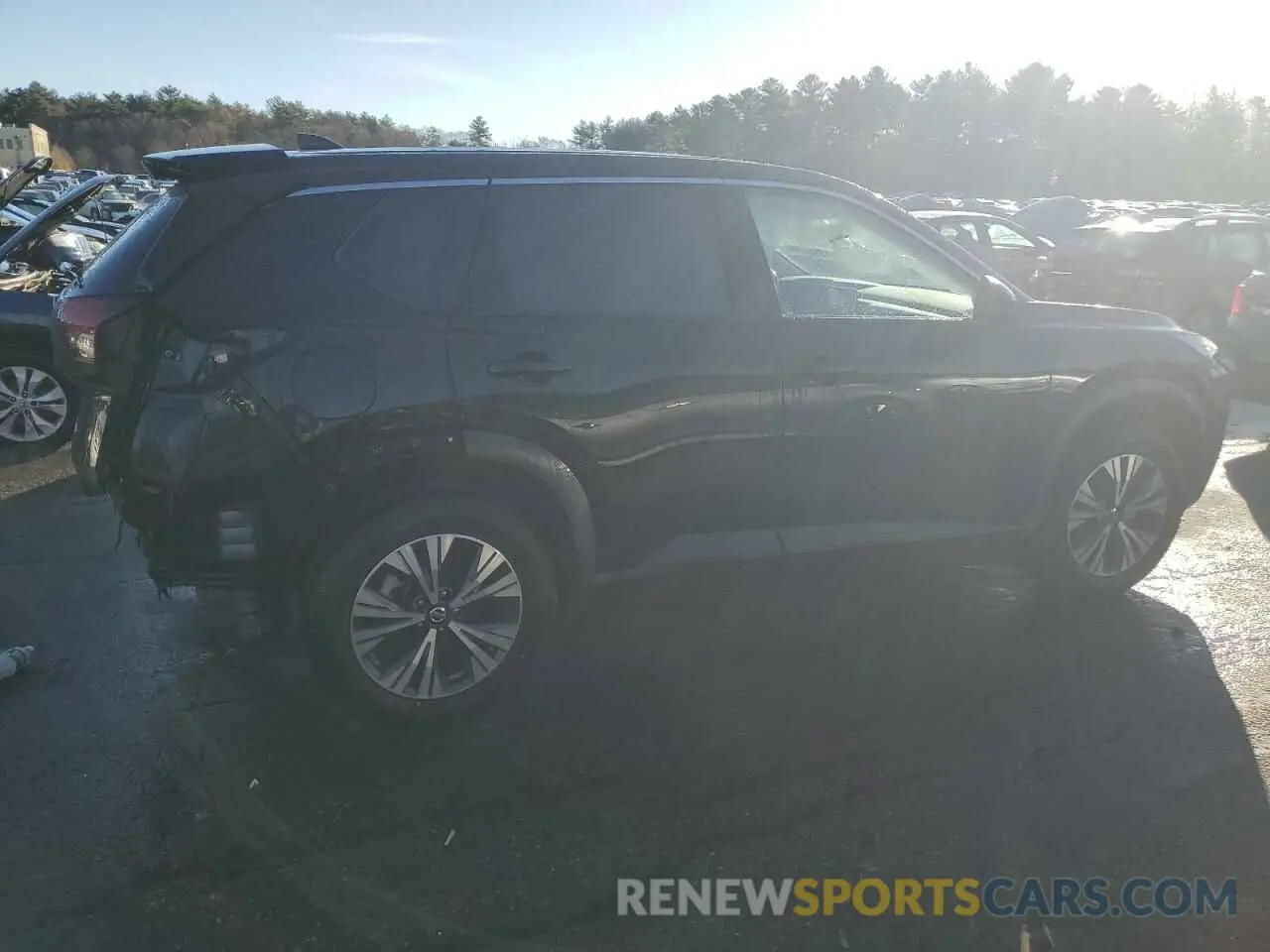 3 Photograph of a damaged car 5N1AT3BB0MC672037 NISSAN ROGUE 2021