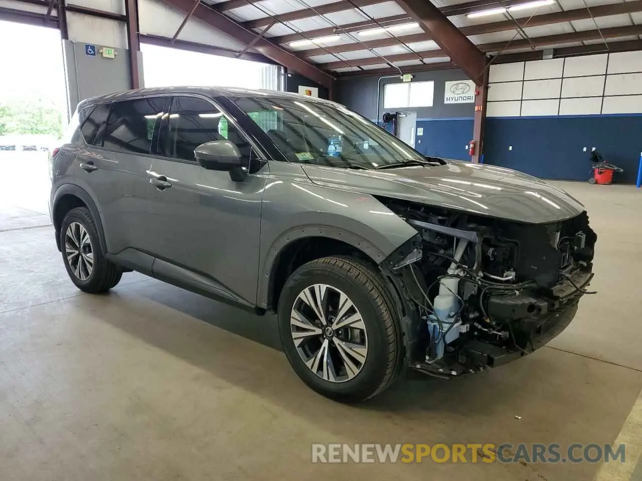 4 Photograph of a damaged car 5N1AT3BB0MC675634 NISSAN ROGUE 2021