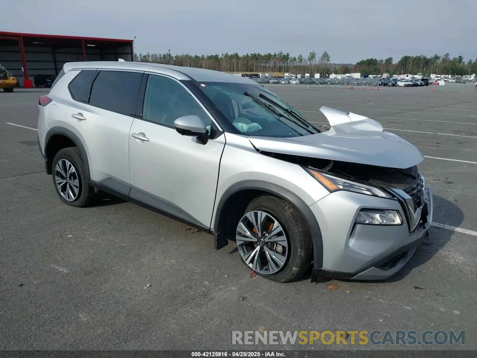 1 Photograph of a damaged car 5N1AT3BB0MC680767 NISSAN ROGUE 2021