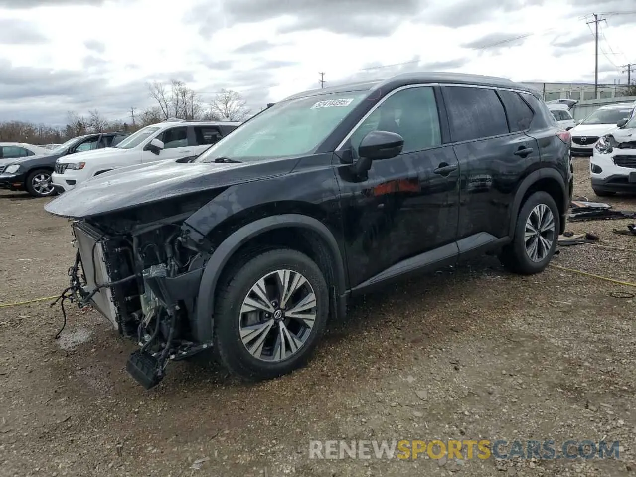 1 Photograph of a damaged car 5N1AT3BB0MC691431 NISSAN ROGUE 2021
