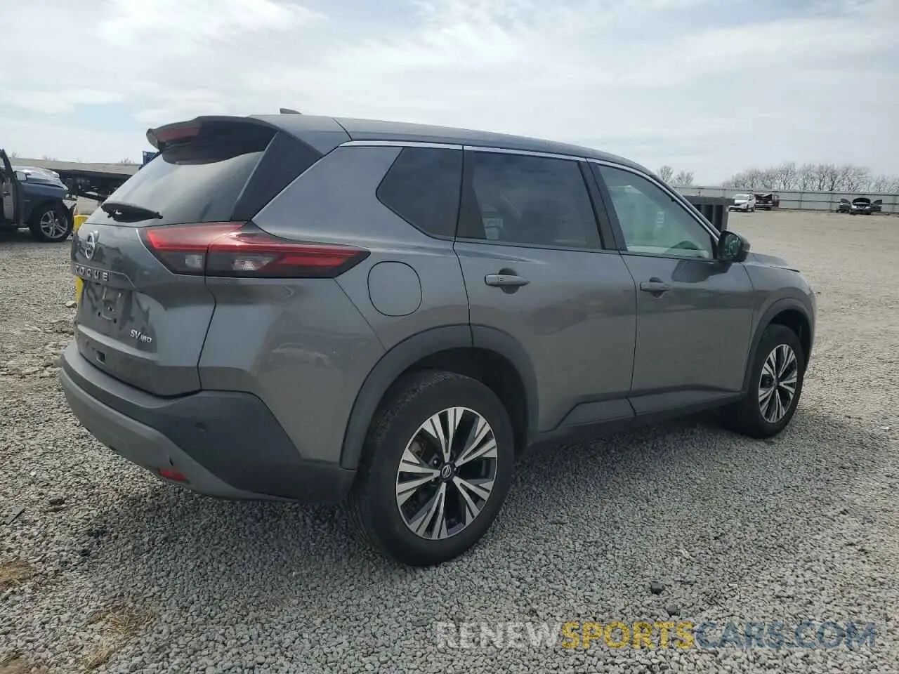 3 Photograph of a damaged car 5N1AT3BB0MC717607 NISSAN ROGUE 2021