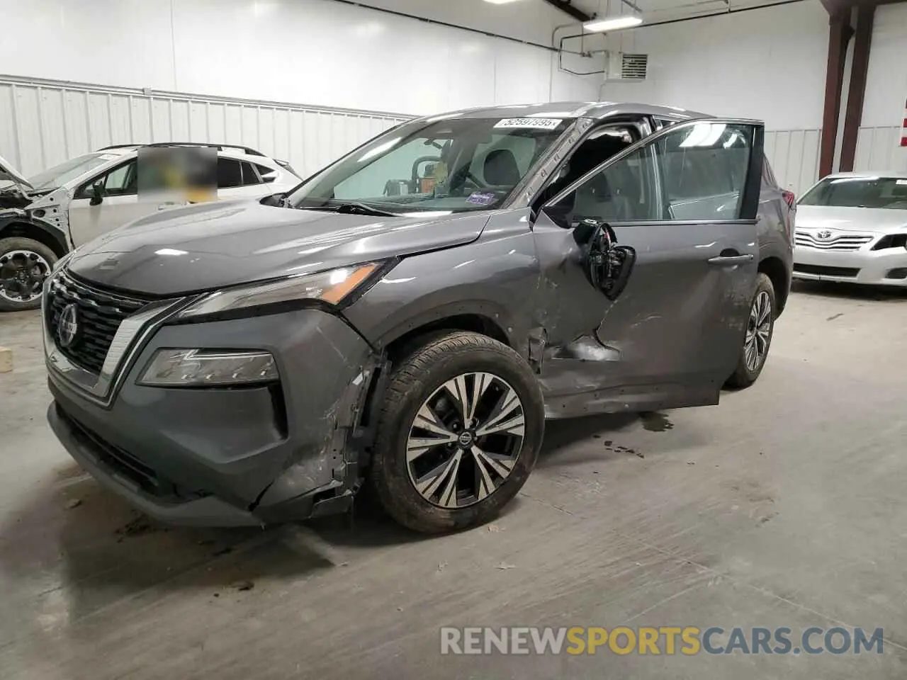 1 Photograph of a damaged car 5N1AT3BB0MC738747 NISSAN ROGUE 2021