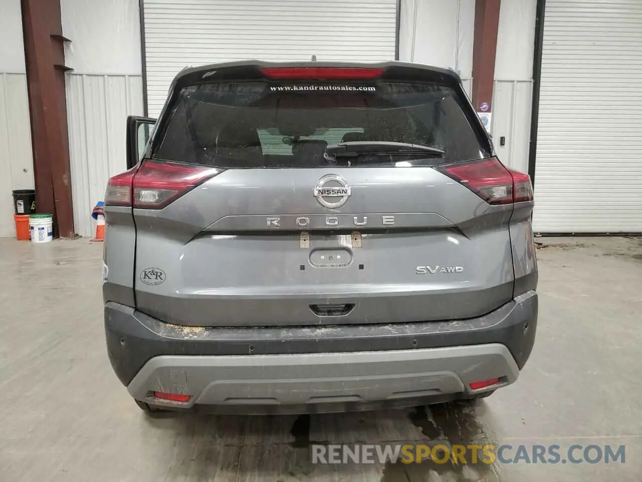6 Photograph of a damaged car 5N1AT3BB0MC738747 NISSAN ROGUE 2021
