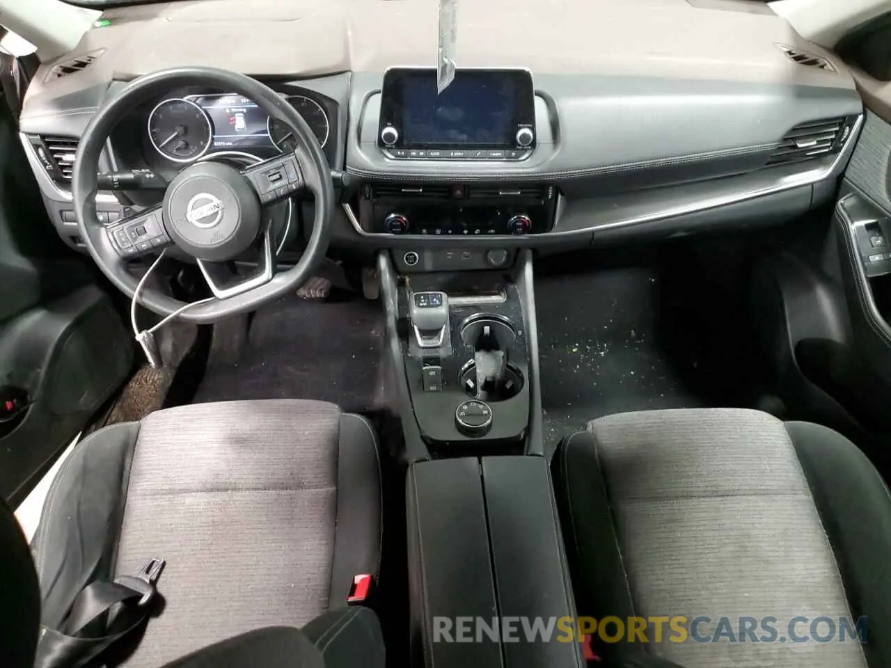 8 Photograph of a damaged car 5N1AT3BB0MC738747 NISSAN ROGUE 2021