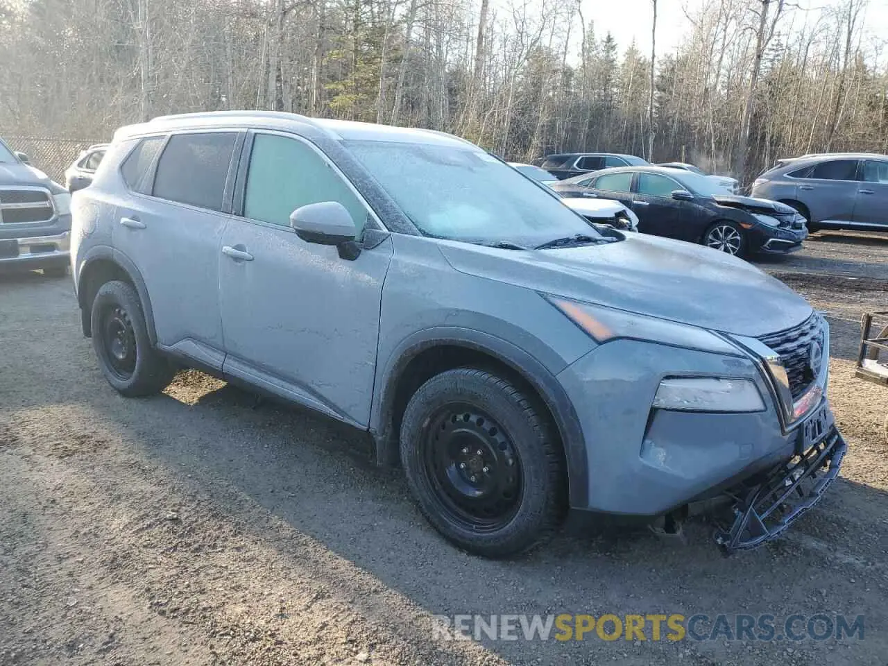 4 Photograph of a damaged car 5N1AT3BB0MC762059 NISSAN ROGUE 2021
