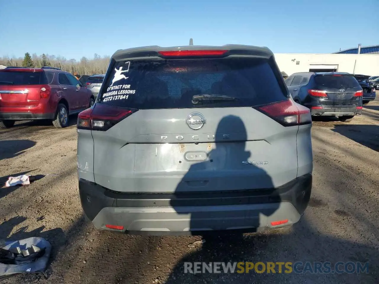 6 Photograph of a damaged car 5N1AT3BB0MC762059 NISSAN ROGUE 2021