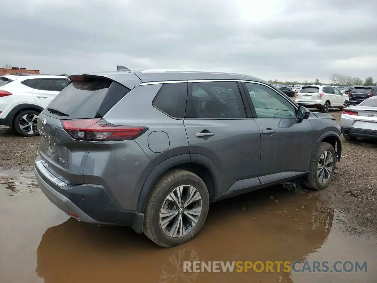 3 Photograph of a damaged car 5N1AT3BB0MC773546 NISSAN ROGUE 2021