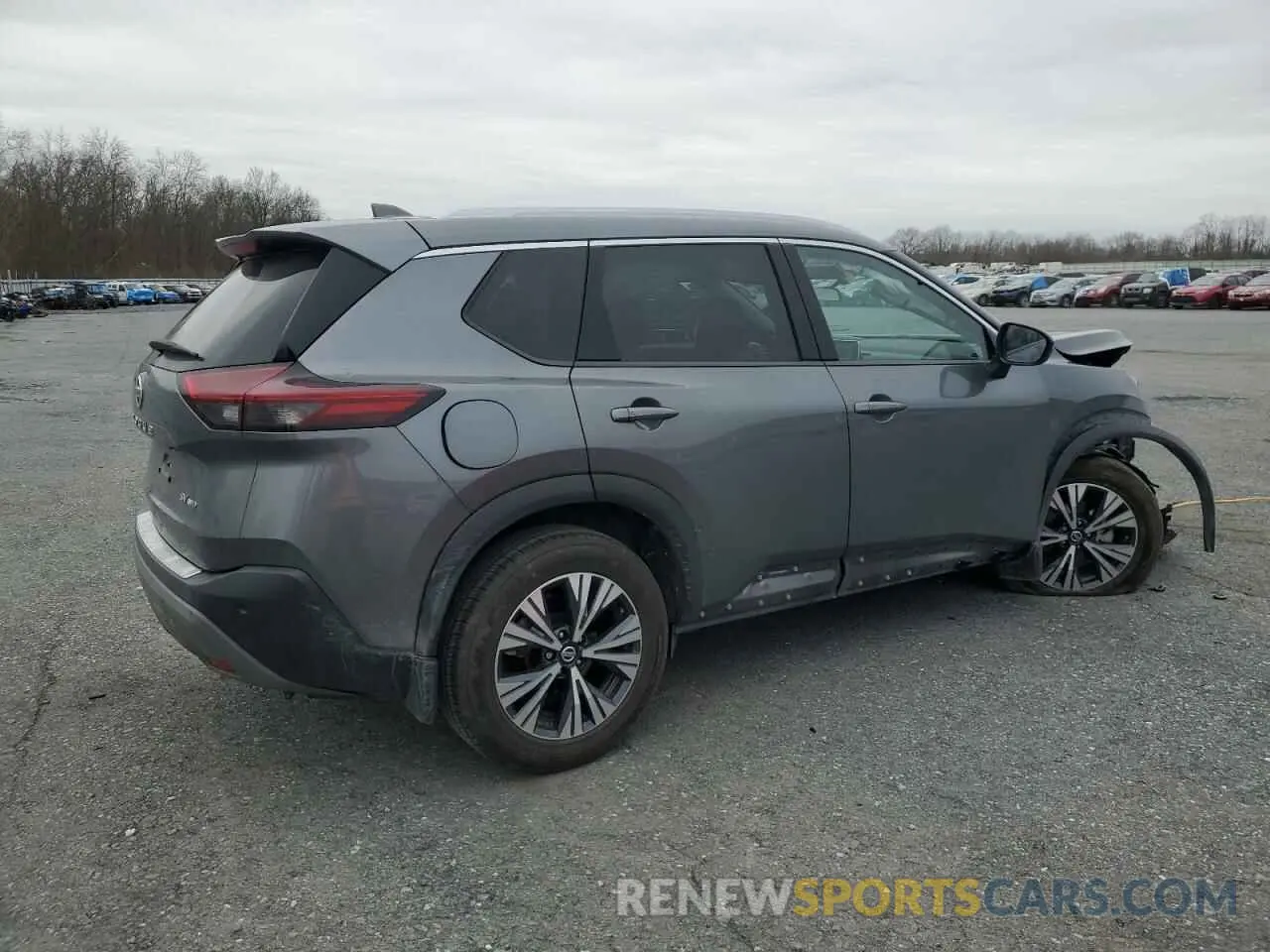 3 Photograph of a damaged car 5N1AT3BB0MC782103 NISSAN ROGUE 2021