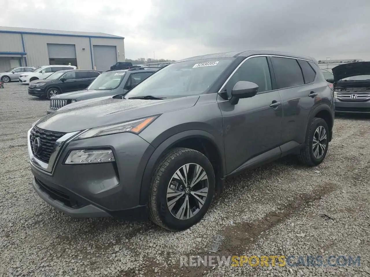 1 Photograph of a damaged car 5N1AT3BB0MC847709 NISSAN ROGUE 2021