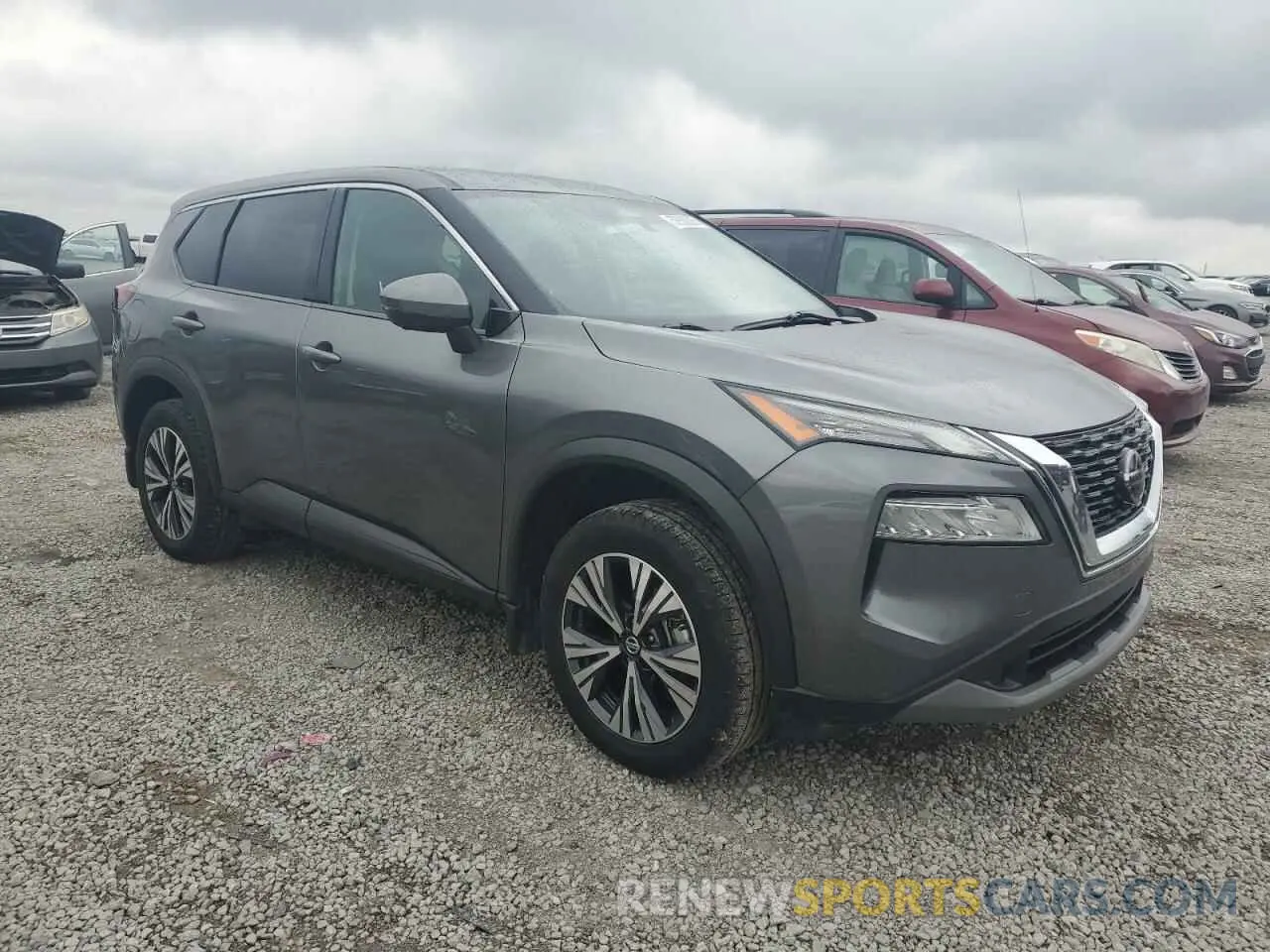 4 Photograph of a damaged car 5N1AT3BB0MC847709 NISSAN ROGUE 2021