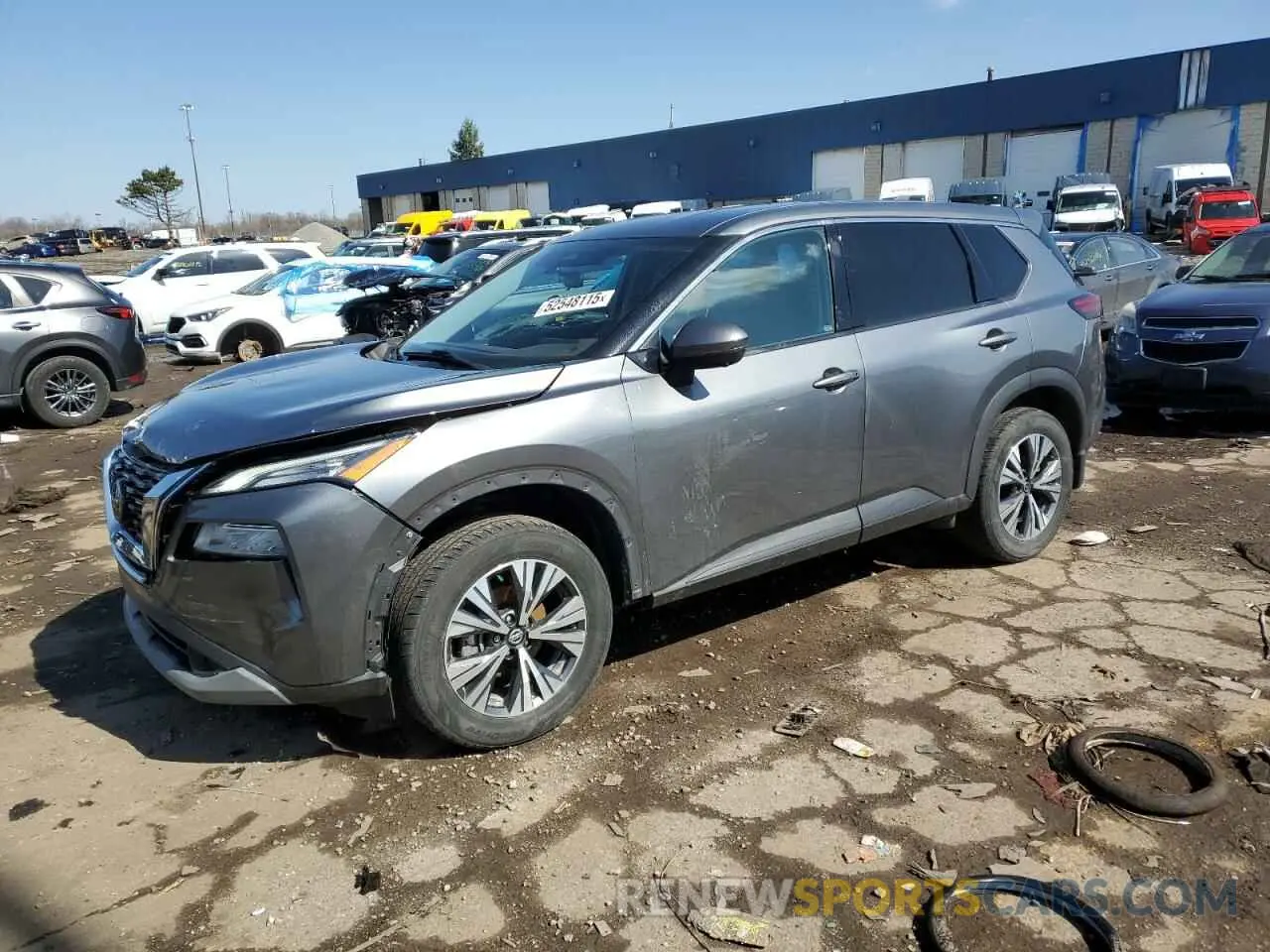 1 Photograph of a damaged car 5N1AT3BB1MC684472 NISSAN ROGUE 2021