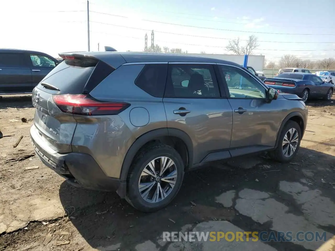 3 Photograph of a damaged car 5N1AT3BB1MC684472 NISSAN ROGUE 2021