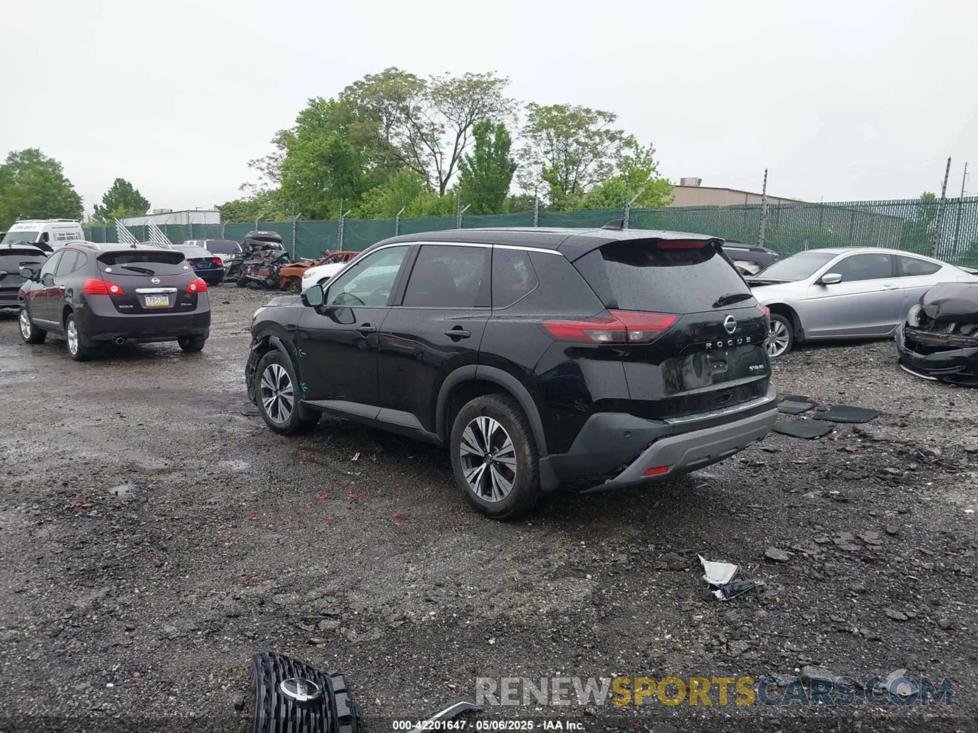 3 Photograph of a damaged car 5N1AT3BB1MC689347 NISSAN ROGUE 2021