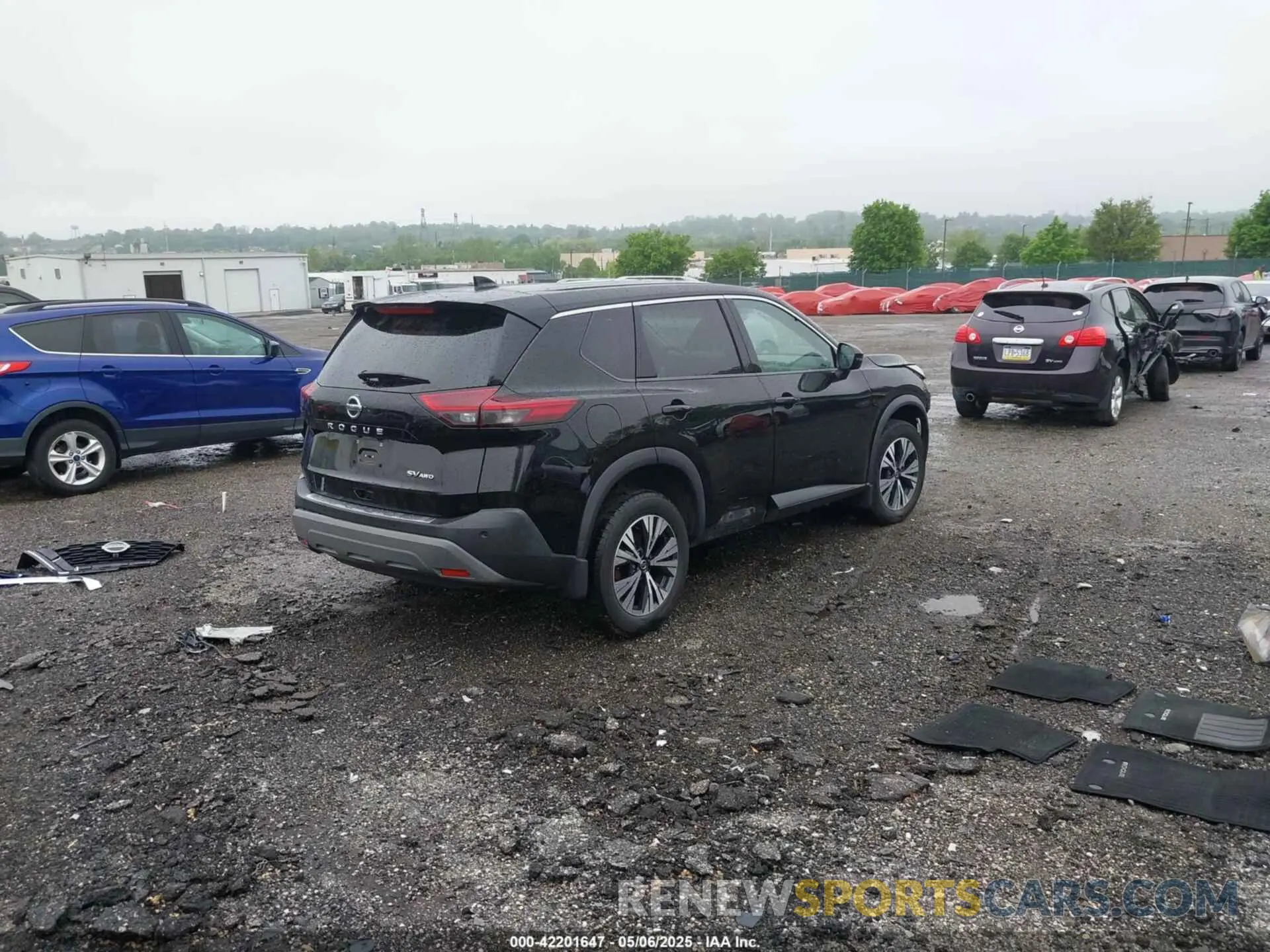 4 Photograph of a damaged car 5N1AT3BB1MC689347 NISSAN ROGUE 2021