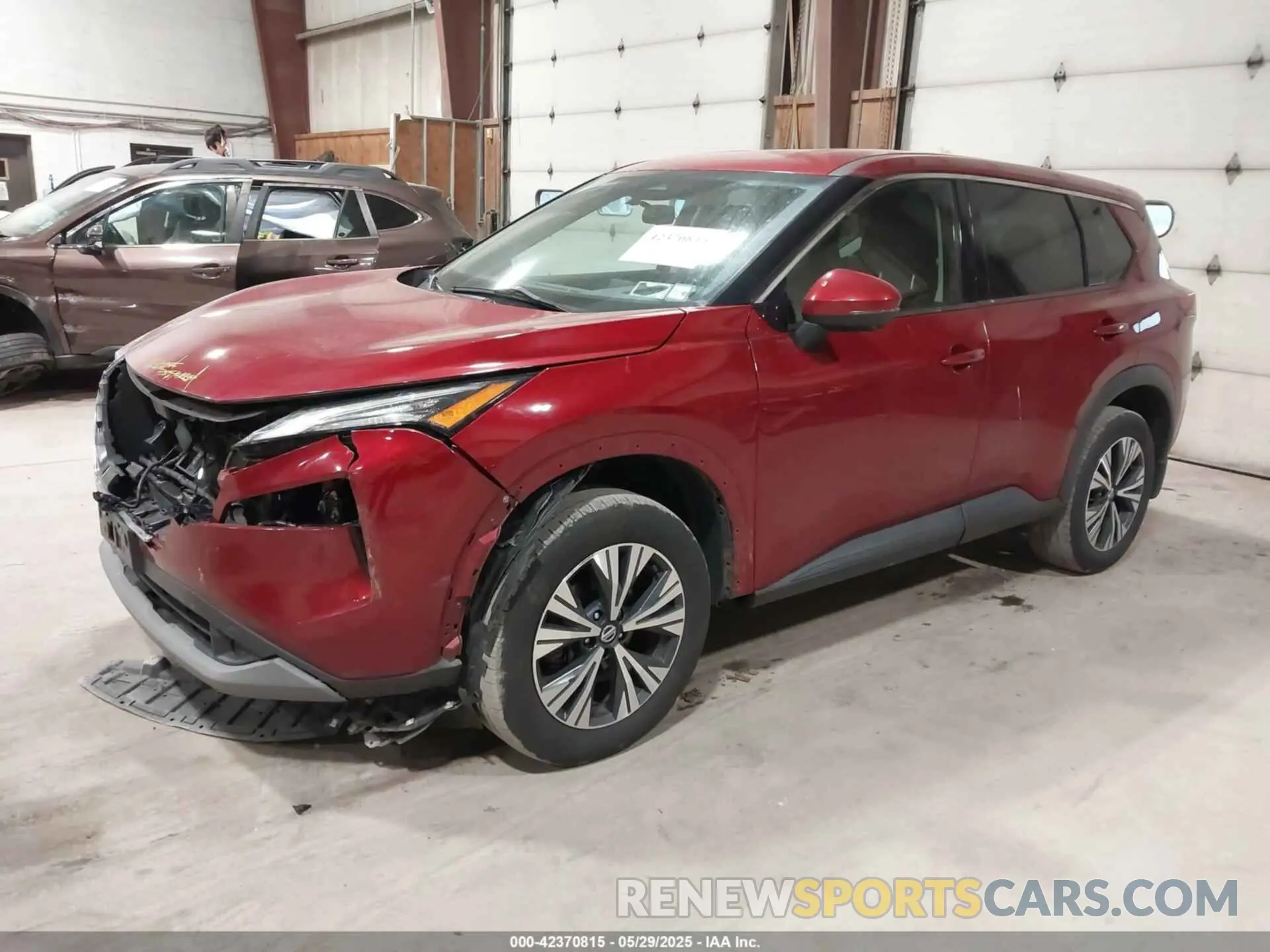 2 Photograph of a damaged car 5N1AT3BB1MC709323 NISSAN ROGUE 2021