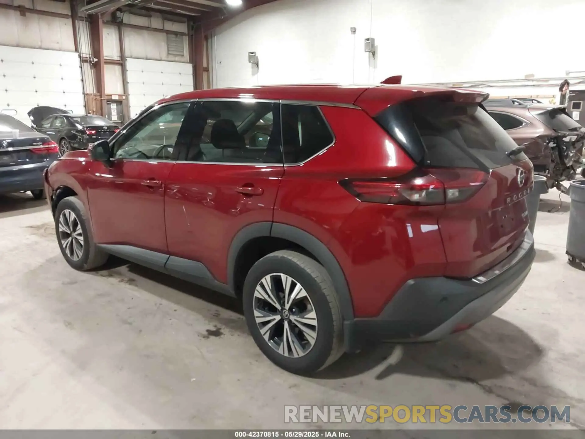 3 Photograph of a damaged car 5N1AT3BB1MC709323 NISSAN ROGUE 2021
