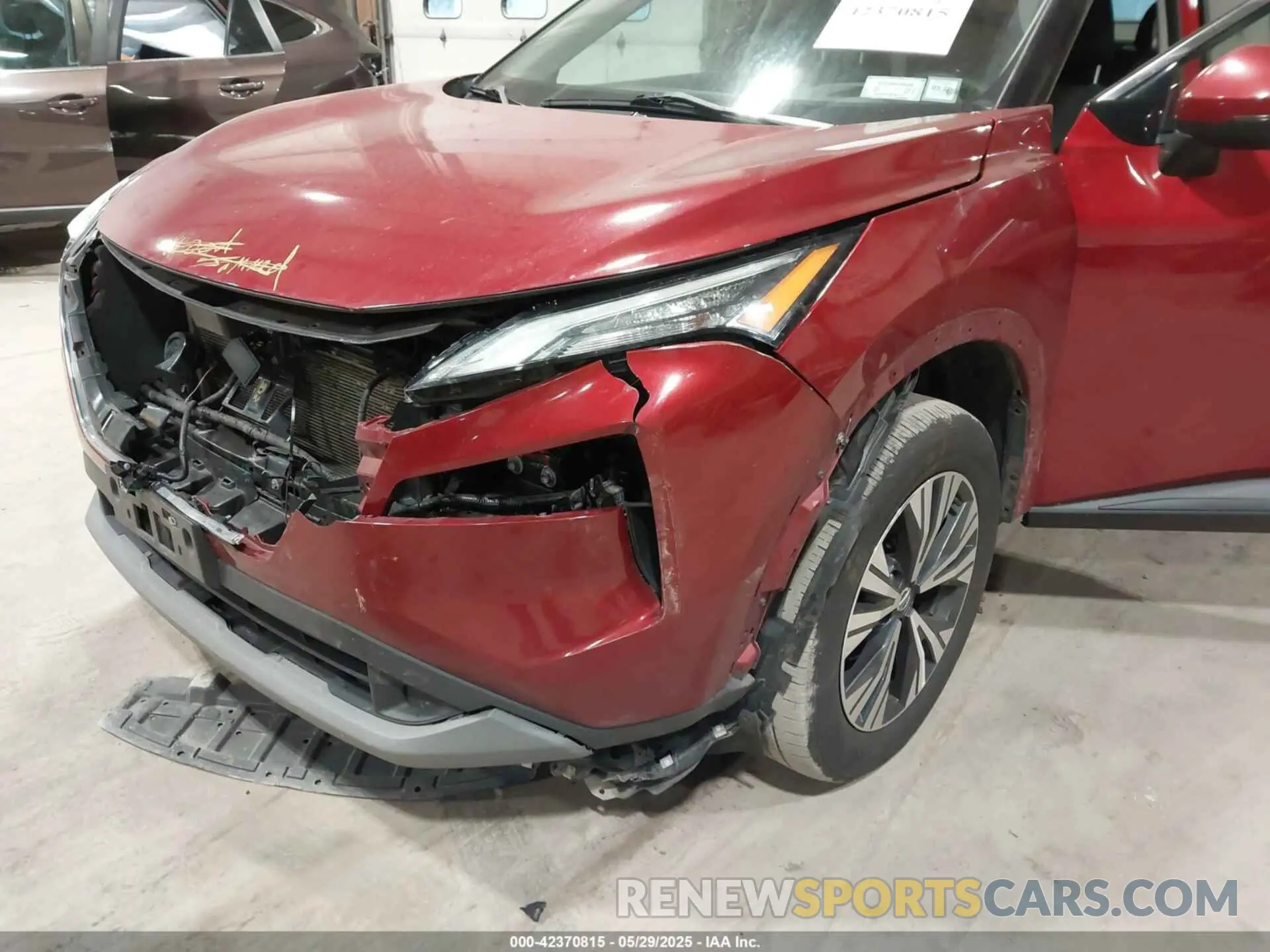 6 Photograph of a damaged car 5N1AT3BB1MC709323 NISSAN ROGUE 2021