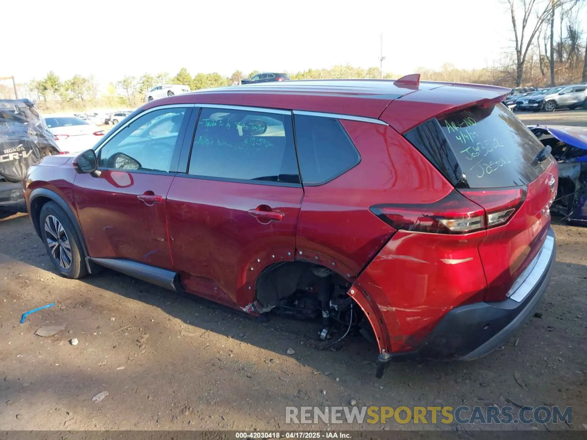 14 Photograph of a damaged car 5N1AT3BB1MC712173 NISSAN ROGUE 2021