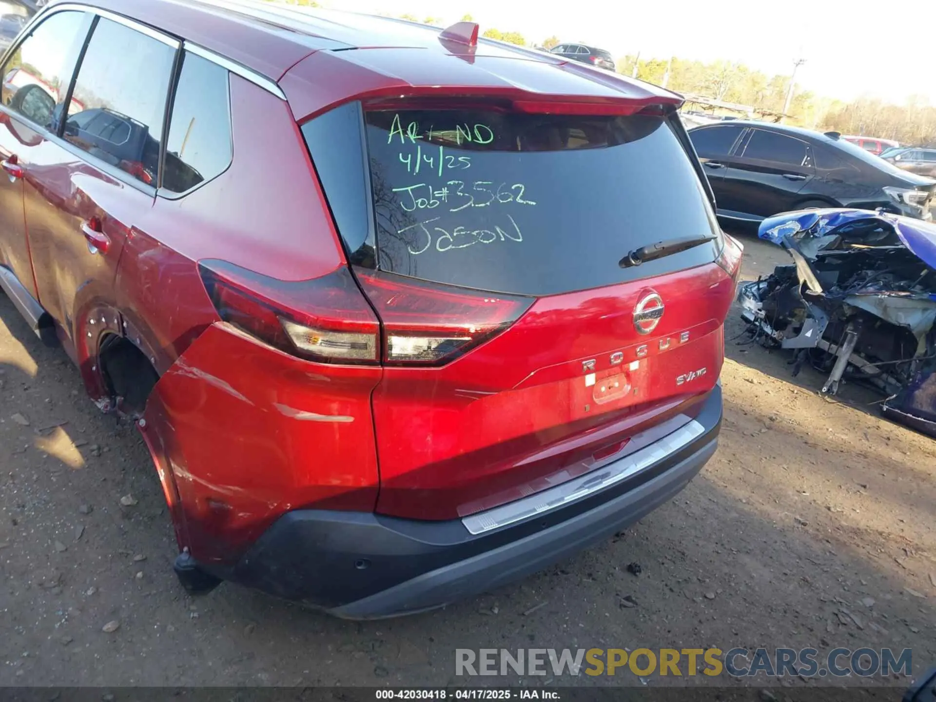 16 Photograph of a damaged car 5N1AT3BB1MC712173 NISSAN ROGUE 2021