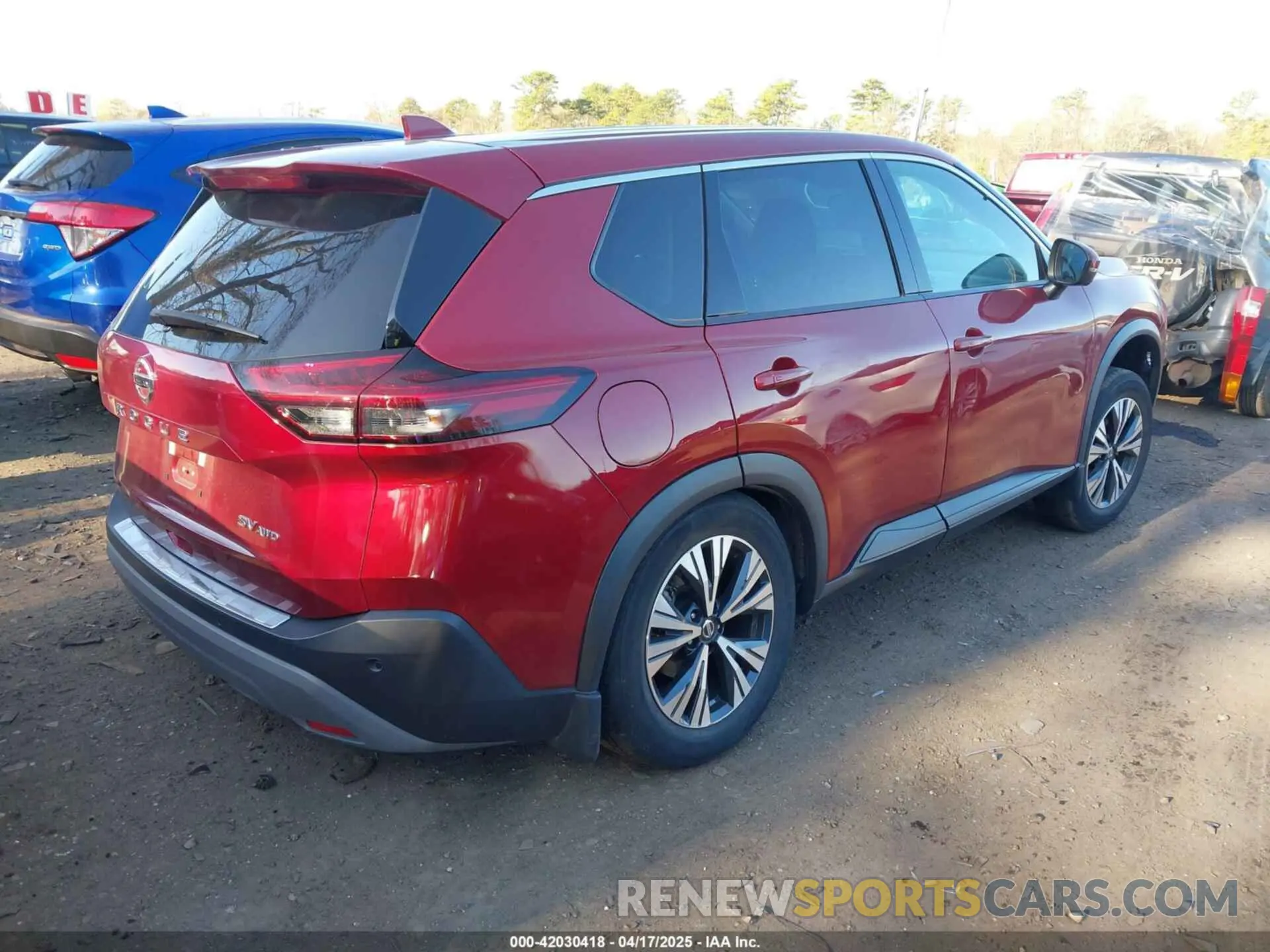 4 Photograph of a damaged car 5N1AT3BB1MC712173 NISSAN ROGUE 2021