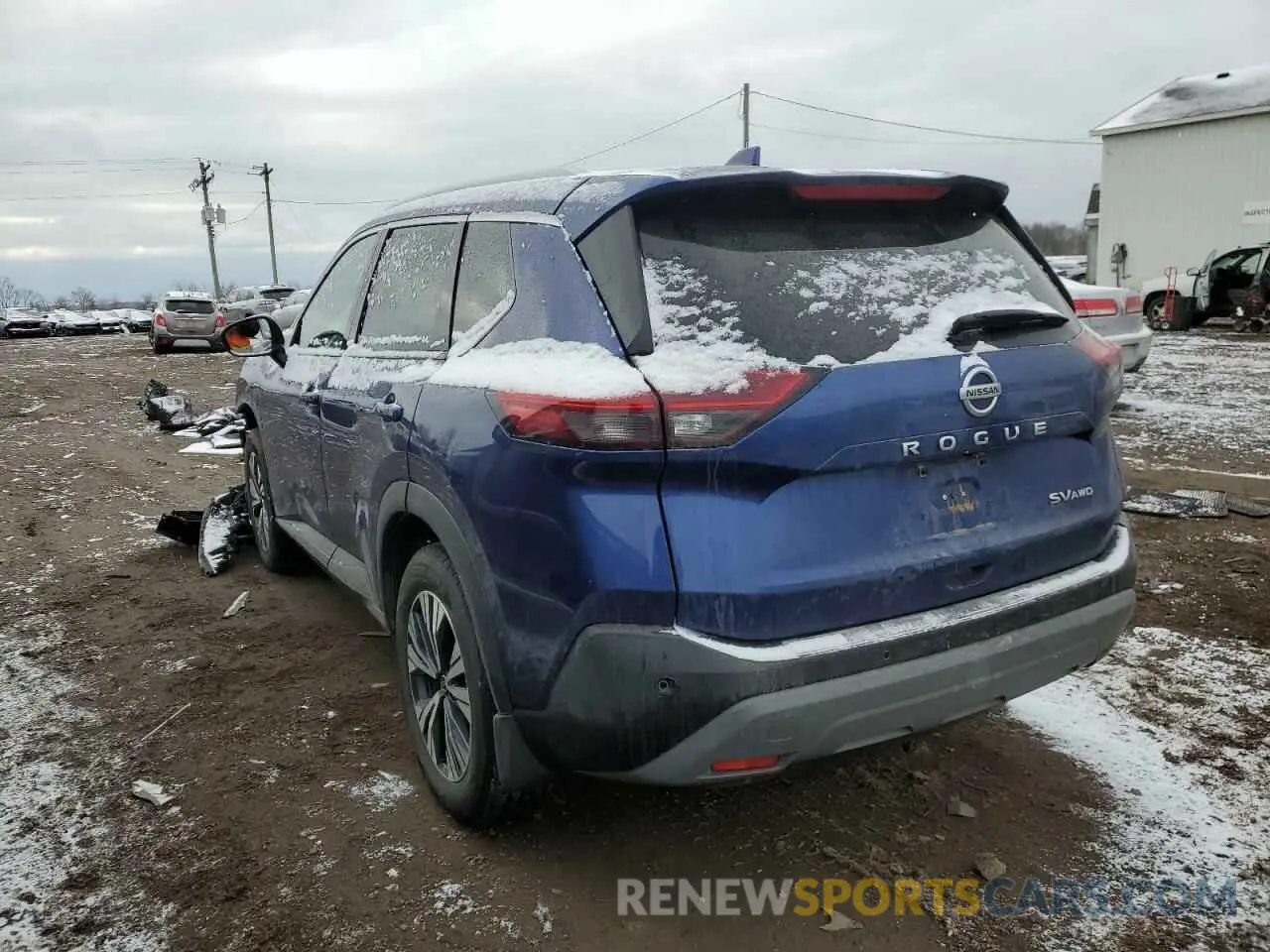 2 Photograph of a damaged car 5N1AT3BB1MC712299 NISSAN ROGUE 2021