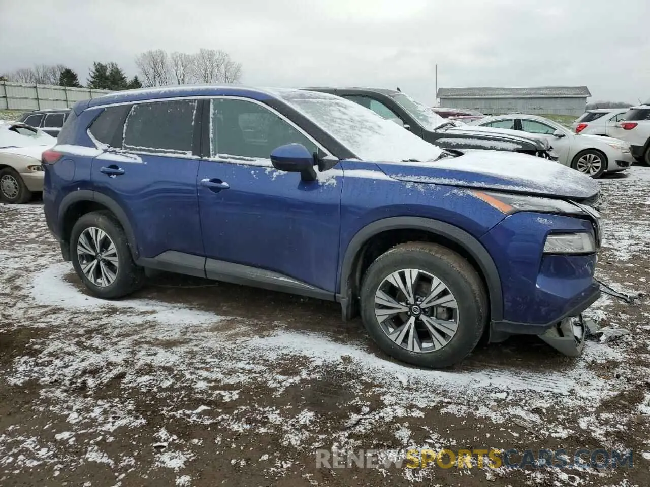 4 Photograph of a damaged car 5N1AT3BB1MC712299 NISSAN ROGUE 2021