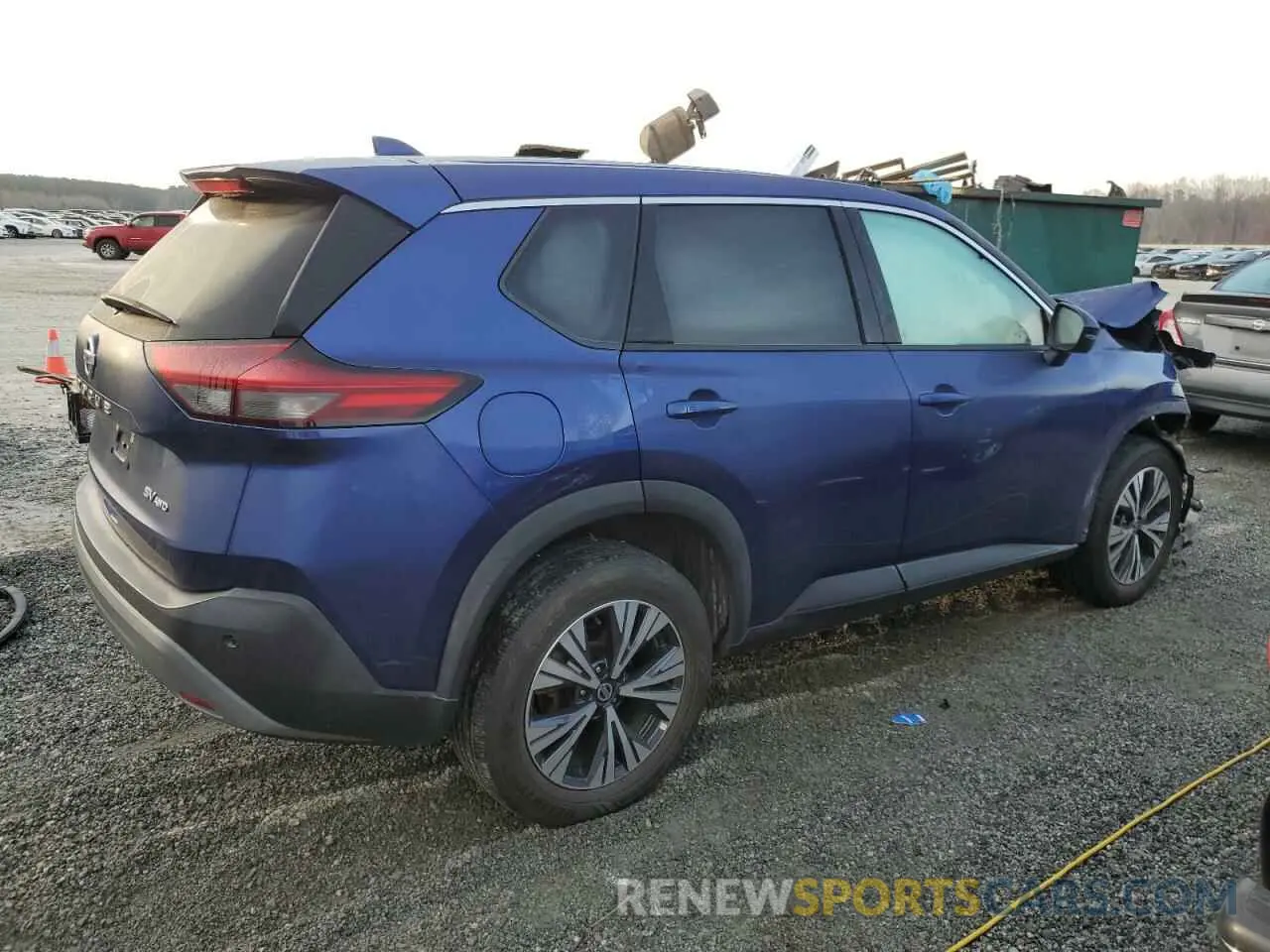 3 Photograph of a damaged car 5N1AT3BB1MC718779 NISSAN ROGUE 2021