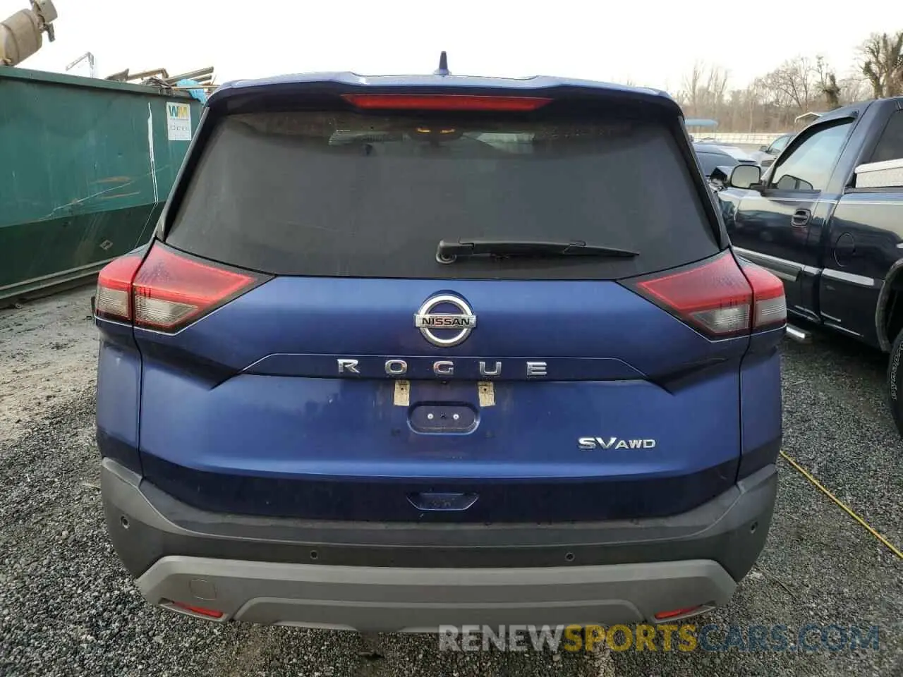 6 Photograph of a damaged car 5N1AT3BB1MC718779 NISSAN ROGUE 2021