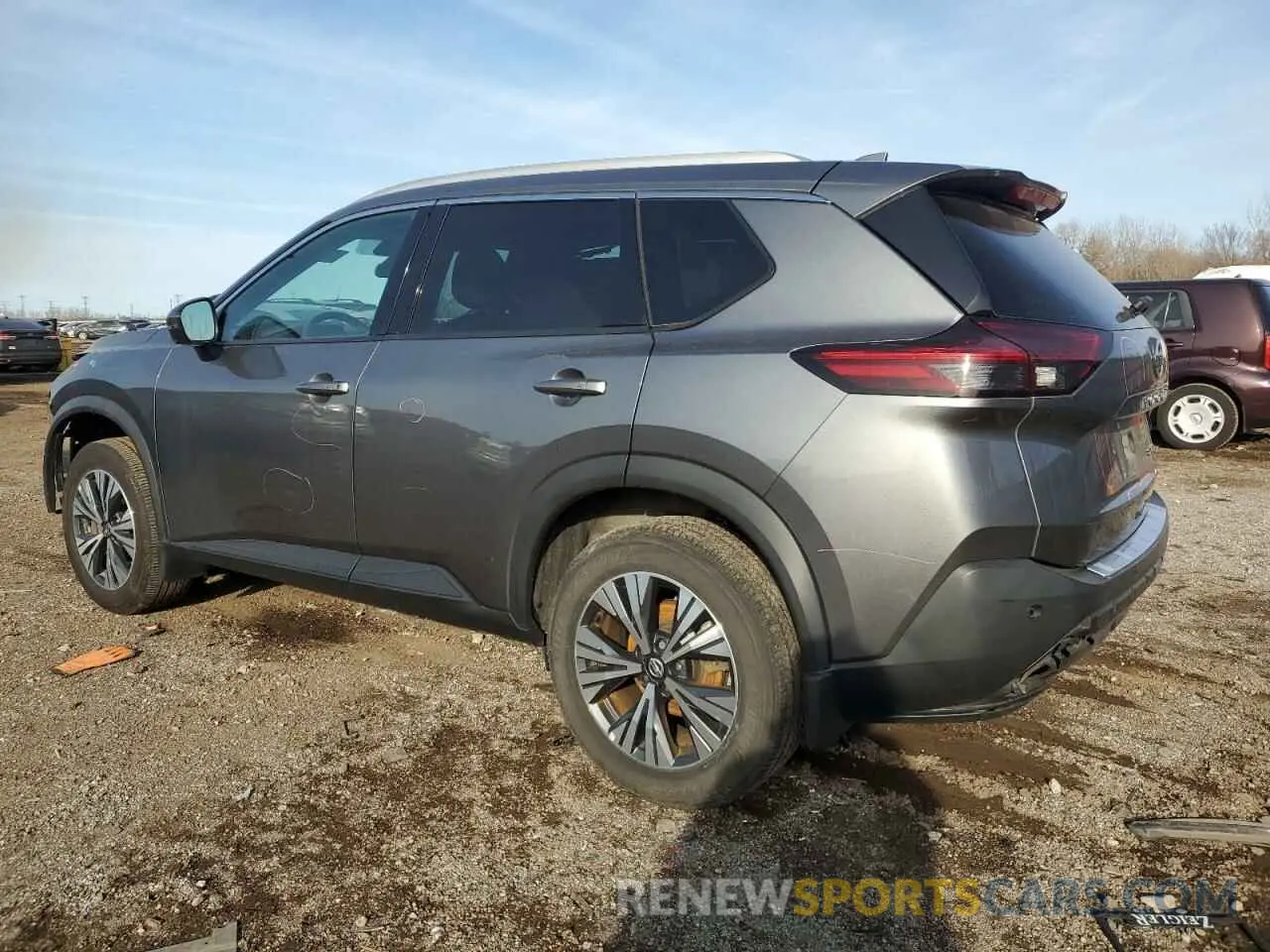 2 Photograph of a damaged car 5N1AT3BB1MC720421 NISSAN ROGUE 2021
