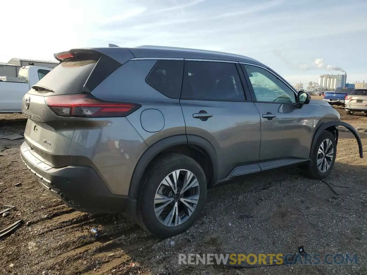 3 Photograph of a damaged car 5N1AT3BB1MC720421 NISSAN ROGUE 2021