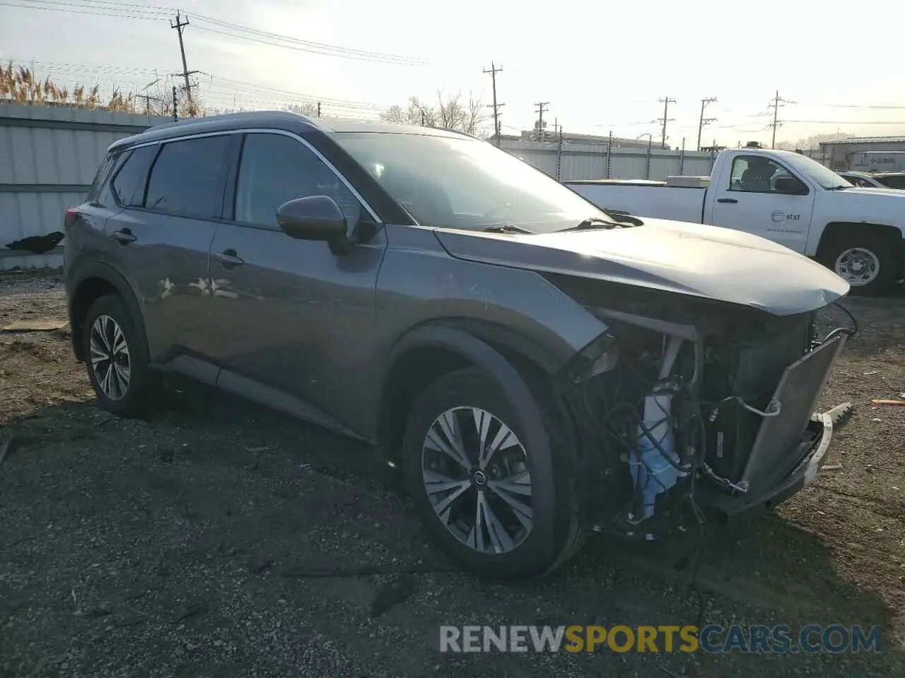 4 Photograph of a damaged car 5N1AT3BB1MC720421 NISSAN ROGUE 2021
