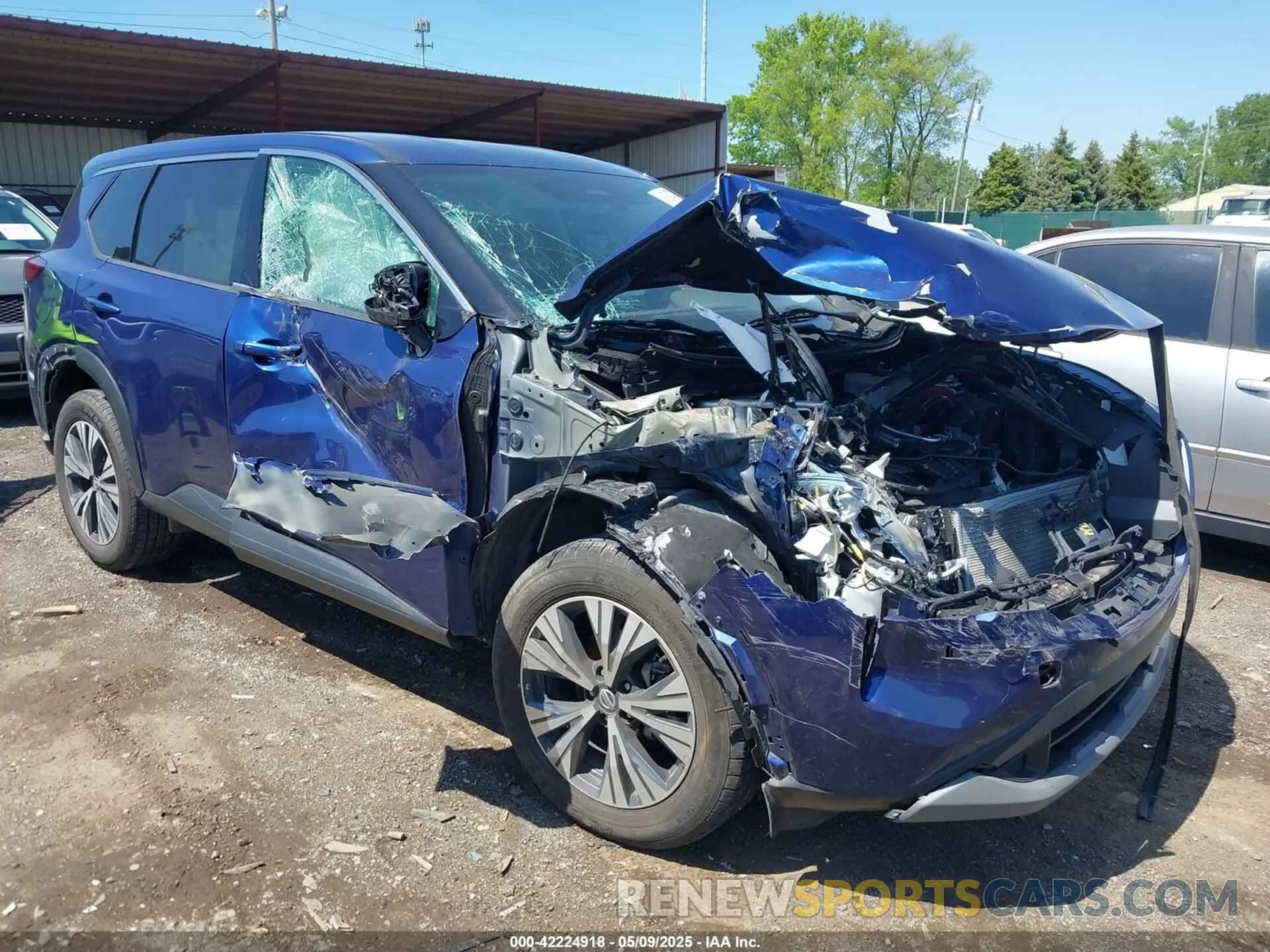 1 Photograph of a damaged car 5N1AT3BB1MC770638 NISSAN ROGUE 2021